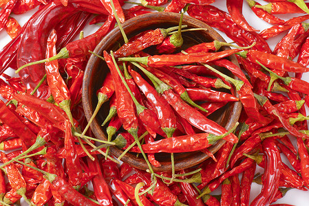 干红辣椒画幅高架食物团体蔬菜胡椒背景图片