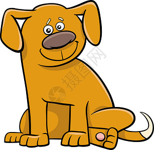 狗狗动物字符背景图片
