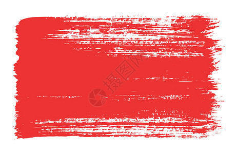 咽拭子白色背景上的红色油漆笔触横幅液体插图墨水绘画电脑刷子中风拭子画笔设计图片