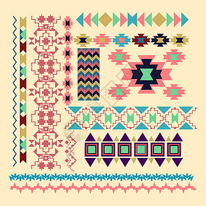 崔瑟琪壁纸框架和边框装饰元素的几何要素文化设计图案风格边界正方形纺织品织物条纹壁纸插画