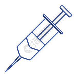 Syringe 赛林细线注射器卡通片医疗背景图片