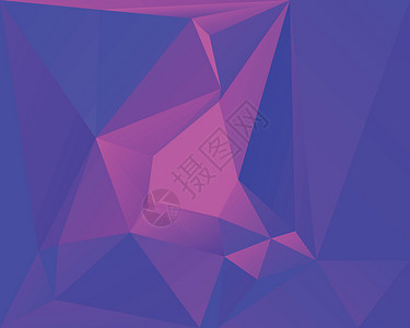 紫色钻石多边形抽象背景技术传单辉光马赛克潮人长方形网络海报墙纸商业插画