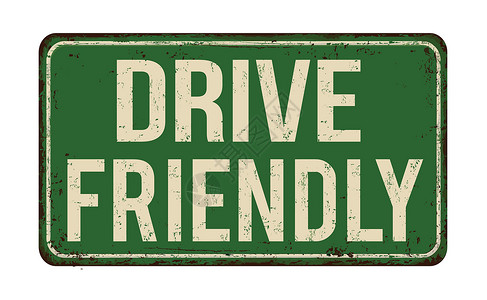 廉洁自律准则驾驶友好的老式金属标志事故海报招牌控制板汽车木板搪瓷准则危险插图设计图片