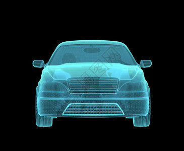 汽车全息图线框图3d公司艺术运动毛刺金属显示器渲染线条背景图片