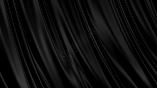 3D 插图抽象黑色背景装饰品技术窗帘抛光背景图片