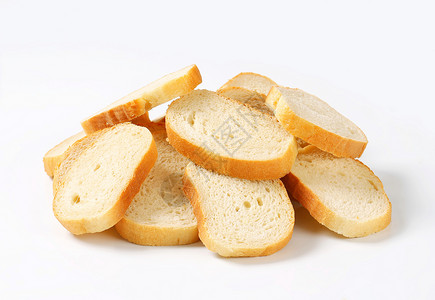 切片白面包面包背景图片