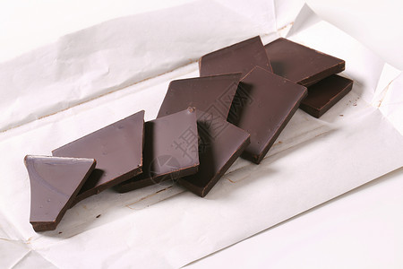 深巧克力糖果美食糖皮包装纸小吃食物甜点背景图片