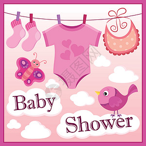 婴儿淋浴主题图2背景图片