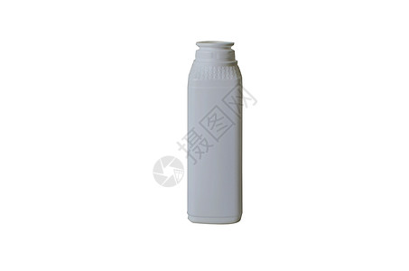 白色塑料瓶标签塑料包装瓶子背景图片