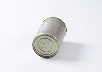 锡罐罐空白灰色金属包装食品圆柱背景图片