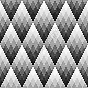Seamles 渐变菱形网格图案 抽象几何背景设计正方形创造力马赛克几何学插图灰色装饰风格装饰品纺织品背景图片