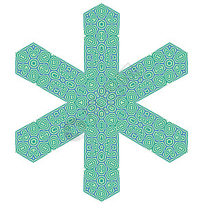 创造性的有机绿色模式卡片问候语海报邀请函插图小册子三角形马赛克折纸坡度背景图片