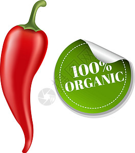 辣椒标签食物标签高清图片