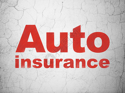 保险概念汽车保险在背景墙上风险安全插图水泥古董背景墙膏药损失被保险人政策背景图片