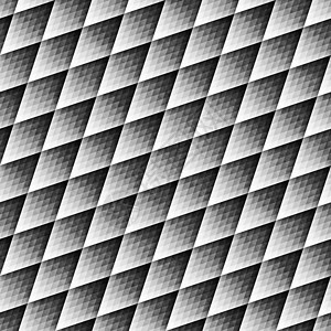 Seamles 渐变菱形网格图案 抽象几何背景设计创造力灰色插图正方形马赛克白色装饰织物纺织品几何学背景图片