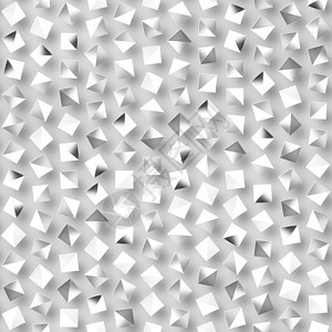 分散的几何阴影形状 抽象的无缝单色图案装饰品创造力白色织物几何学风格艺术打印插图包装背景图片