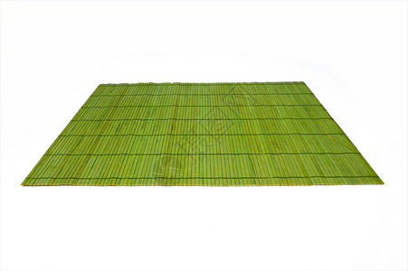 绿竹桌垫矩形餐垫台垫绿色背景图片