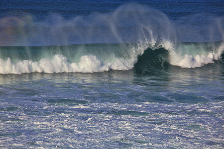 海浪冲浪 海岸断裂巨浪生态液体泡沫火花冲击波断路器海洋水滴光泽背景图片