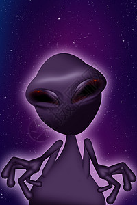 紫色外星背景图片