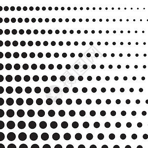 白色背景上的半色调点 它制作图案矢量艺术插图黑色流行音乐墙纸线条圆圈创造力传单空白背景图片