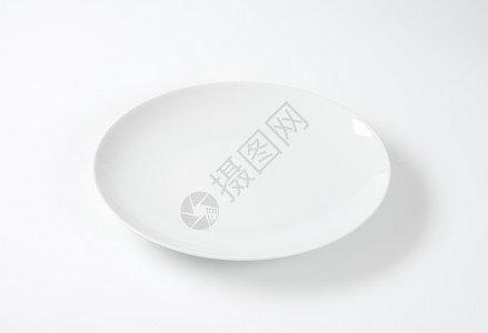 圆白盘餐具陶瓷陶器制品圆形盘子白色背景图片