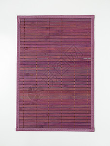 紫花竹地垫台垫餐垫紫色矩形背景图片