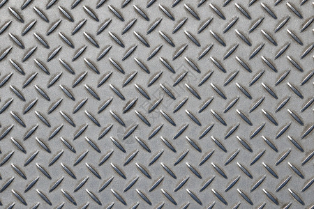 钻石纹防滑灰色金属板对角线地面钻石铁工硬件压花控制板材料床单建筑学背景图片