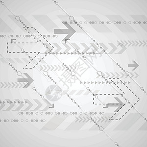 矢量抽象背景技术概念速度插图运动科学电脑出版物灰色商业电路创造力背景图片