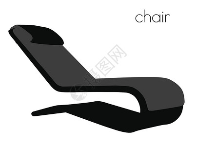 白色背景上的椅子剪影插图冒充姿势座位阴影背景图片