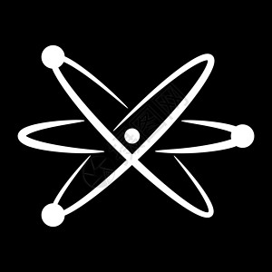 Atom 是白色的图标背景图片