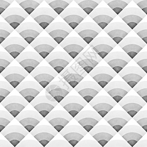 Seamles 渐变菱形网格图案 抽象几何背景设计灰色马赛克风格织物几何学创造力纺织品白色插图正方形背景图片