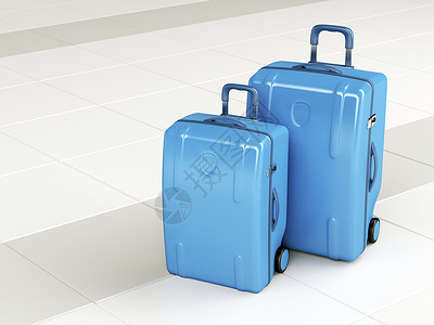 蓝旅行袋背景图片