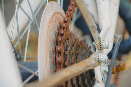自行车车轮运动链轮高清图片