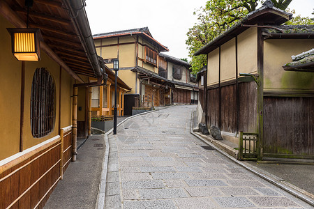 京都市神社地标旅行宝塔街道城市胡同房子石头建筑高清图片