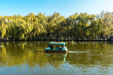 绿湖公园旅行建筑物目的地黑色公园旅游池塘背景图片