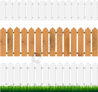 围栏与绿草和蓝色 sk农场乡村草本植物箭头指甲村庄公园栅栏木头植物盖茨高清图片素材