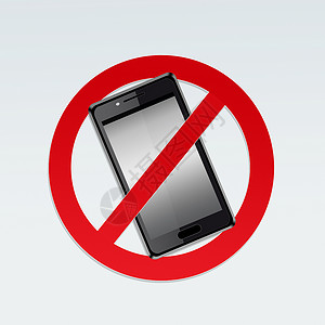 禁止使用手机电话背景