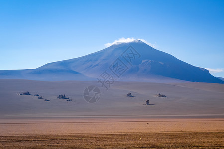 帕德利玻利维亚苏德利佩斯保留地Dali沙漠沙丘高原太阳高地风景荒野地标火山岩石橙子背景