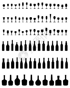 赤霞珠葡萄瓶子和玻璃饮料实施混合器嘉年华工作插图工具工作室厨房高脚杯设计图片
