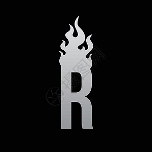 火烧首字母 alphabe火焰公司品牌烧伤标识背景图片