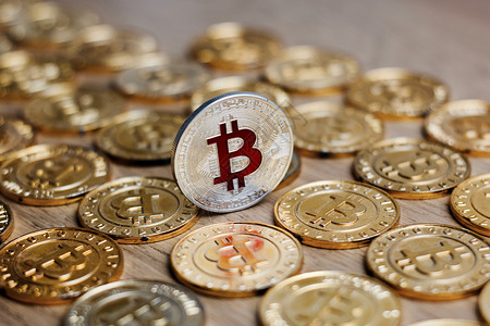 Bitcoin 硬币加密货币数字互联网现金商业虚拟付款金融安全点对点矿业背景图片