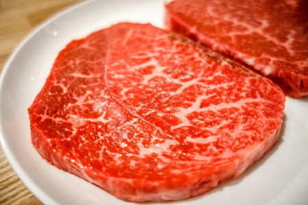 神户韦圭牛肉牛排高清图片