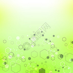 绿色科技背景与 Particl网络建造算法数据多边形克隆原子坐标三角形节点背景图片