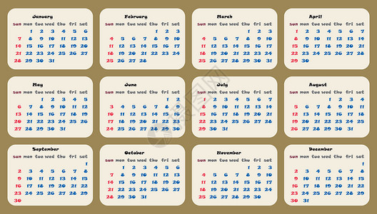 日历 2018 模板简单的计划者矢量设计商业飞机白色季节年度规划师时间办公室数字日记背景图片