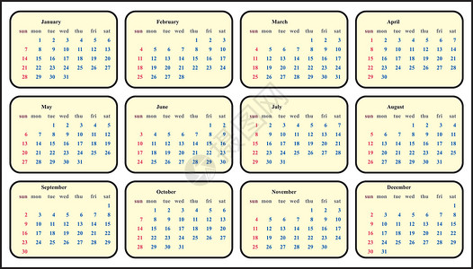 日历 2018 模板简单的计划者矢量设计日记日程时间飞机年度规划师办公室季节商业白色背景图片