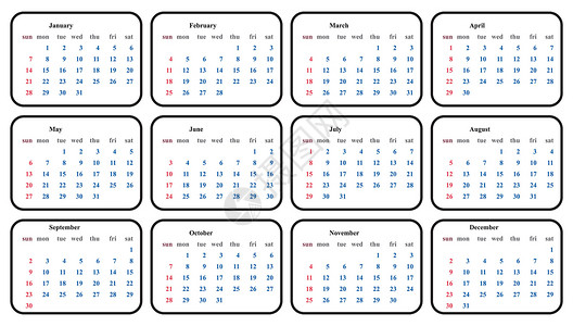 日历 2018 模板简单的计划者矢量设计白色商业年度插图数字日记办公室日程季节飞机背景图片