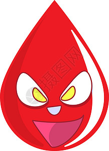 捐赠滴血标志 捐助者概念血液图标 有趣的献血角色白色红色创造力吉祥物插图帮助医疗液体背景图片