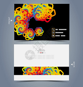英才型商务卡设计模板横幅卡片商业创造力网站电脑网络邀请函技术马赛克背景图片