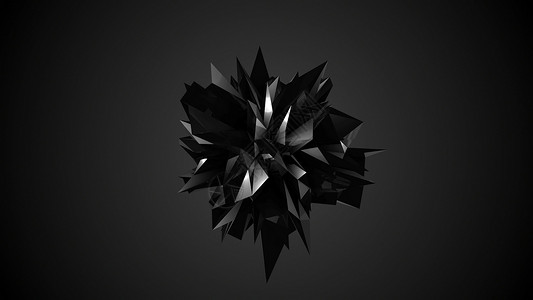 抽象的黑色分形几何元素正方形金字塔水晶建造几何学边缘三角形计算机面孔钻石背景图片