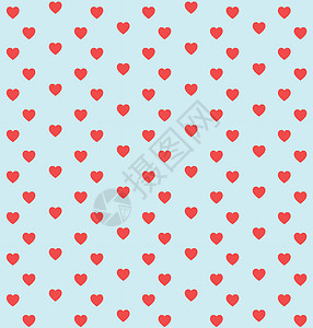 情人节的心型图案 矢量背景插图墙纸粉色红色背景图片